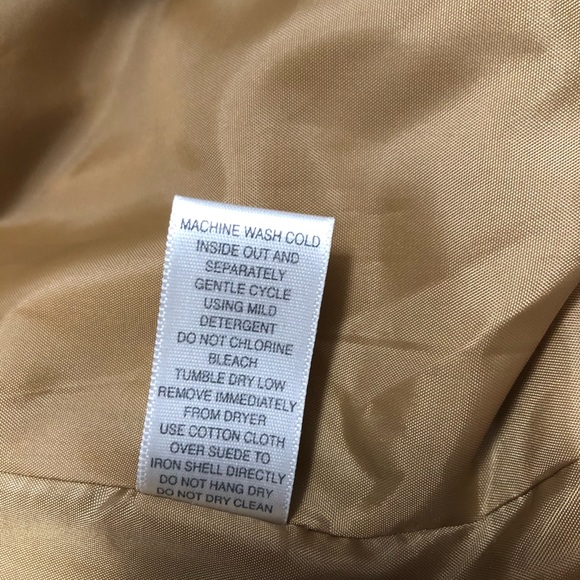 Tan leather jacket - Picture 7 of 12